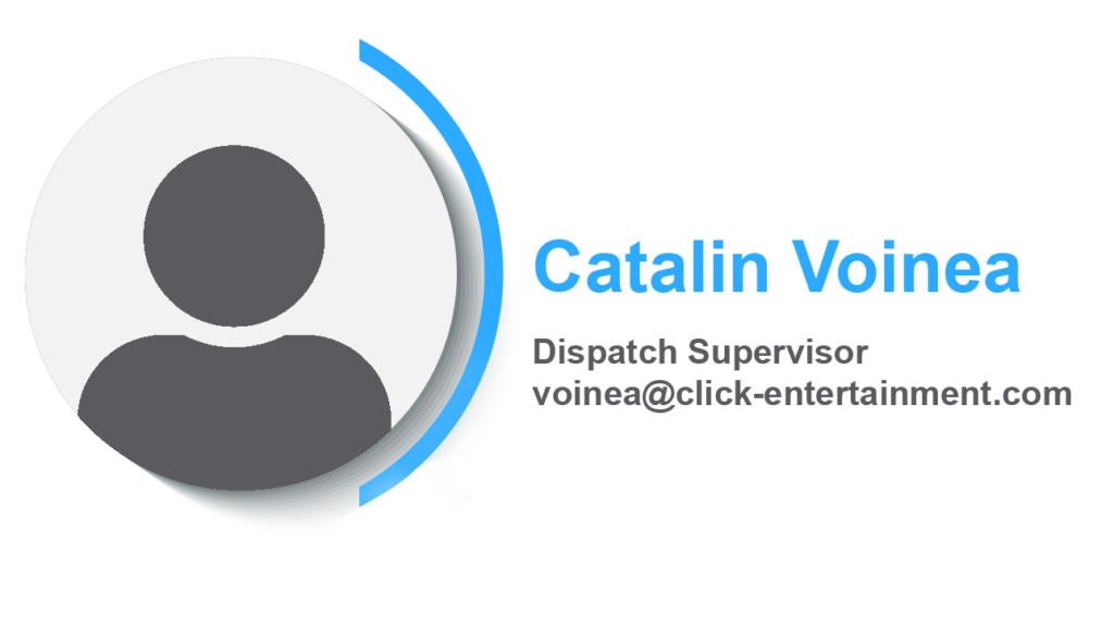 Catalin VoineaDispatch Supervisorvoinea@click-entertainment.com